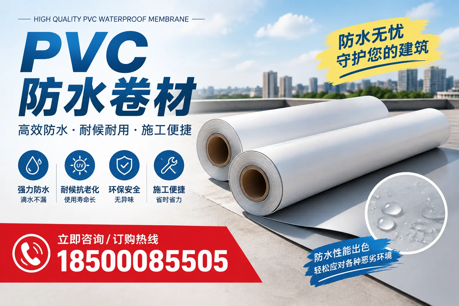 如何正确储存PVC防水卷材？武威用户的实用建议